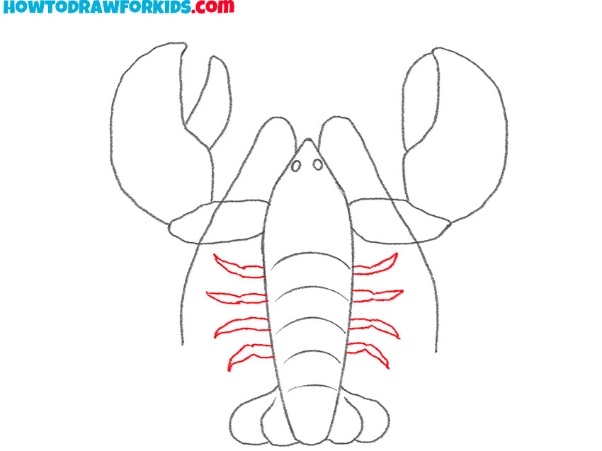 lobster drawing tutorial for kids