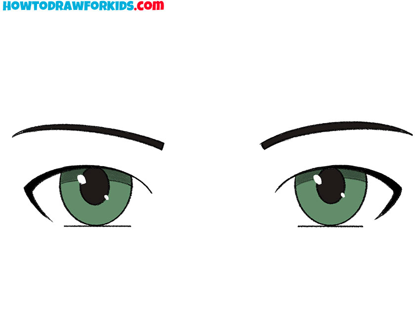 anime eyes drawing tutorial