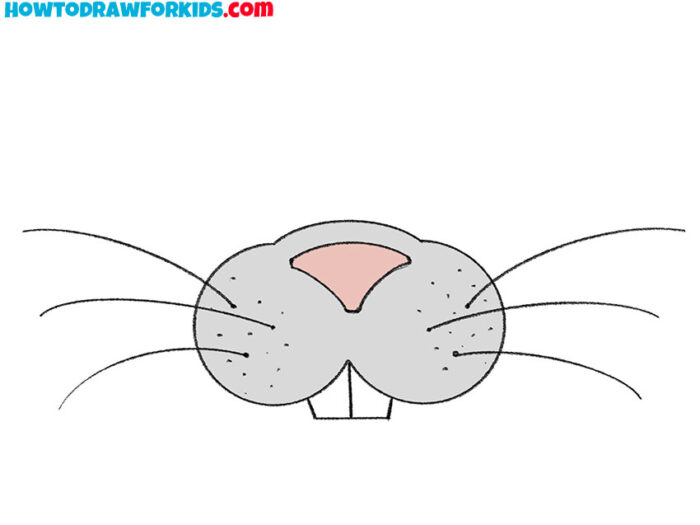 How to Draw a Bunny Nose and Mouth Easy Drawing Tutorial For Kids