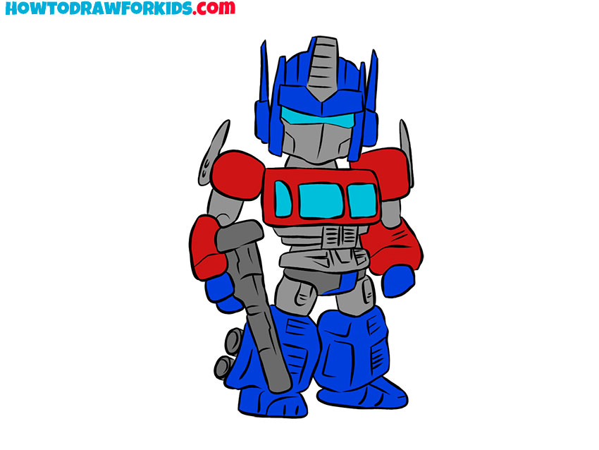 How to Draw a Transformer - Easy Drawing Tutorial For Kids