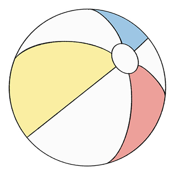 How to Draw a Beachball  HelloArtsy