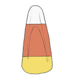 How to Draw a Candy Corn