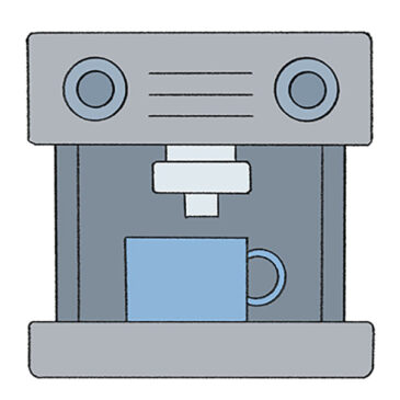 How to Draw a Coffee Machine