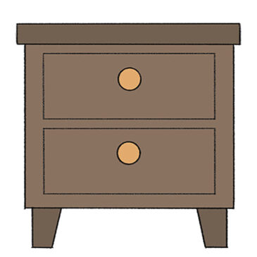 How to Draw a Nightstand
