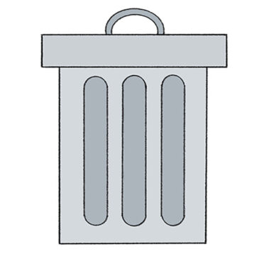 How to Draw a Trash Can Step by Step