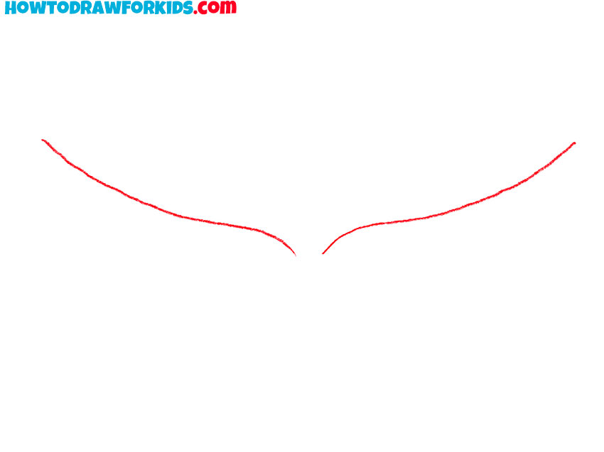 how to draw bird wings easy