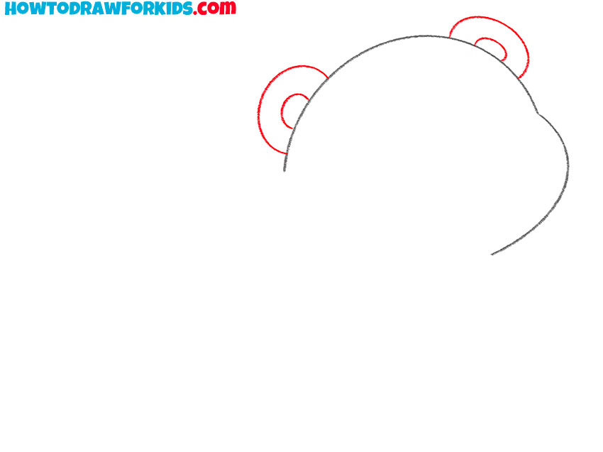 how to draw a bear realistic