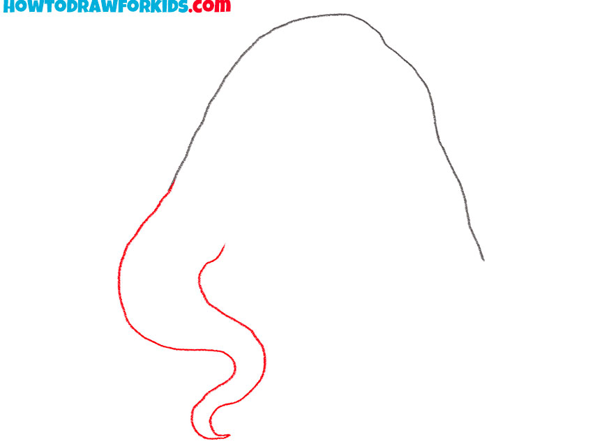 how to draw curly hair female anime