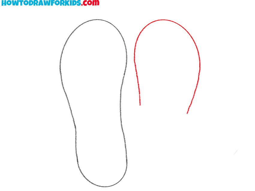 flip-flops drawing tutorial