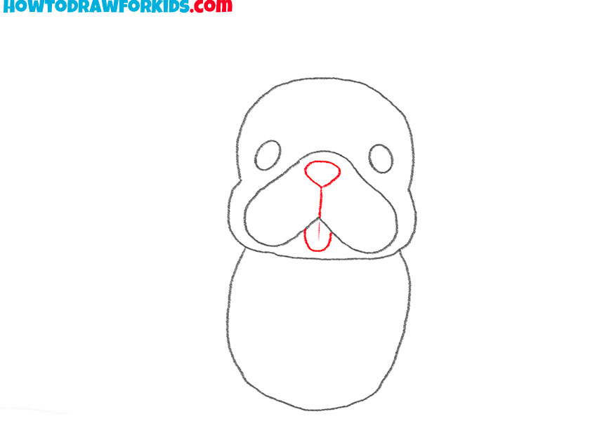 how to draw a cartoon french bulldog