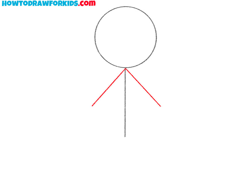 how to draw a stick figure for kids