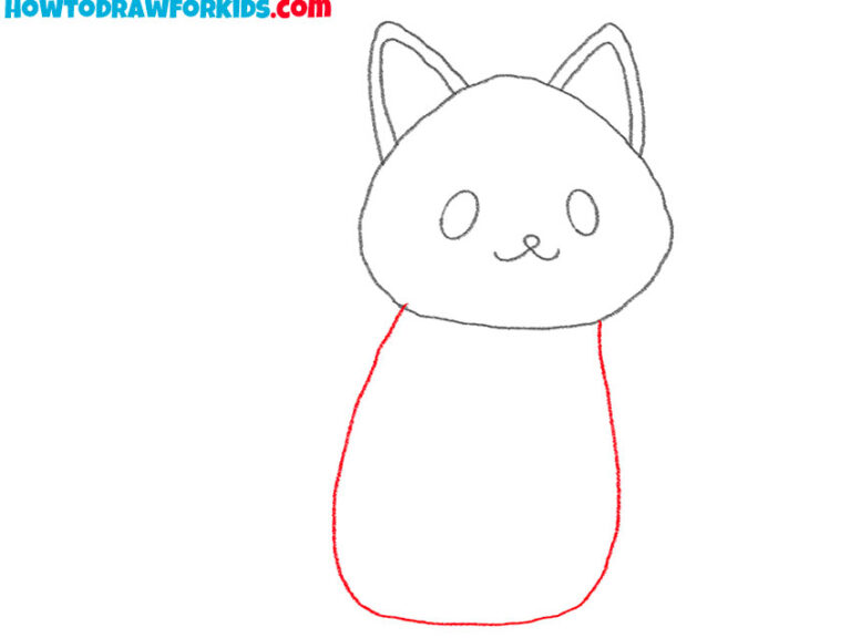 How to Draw a Black Cat - Easy Drawing Tutorial For Kids