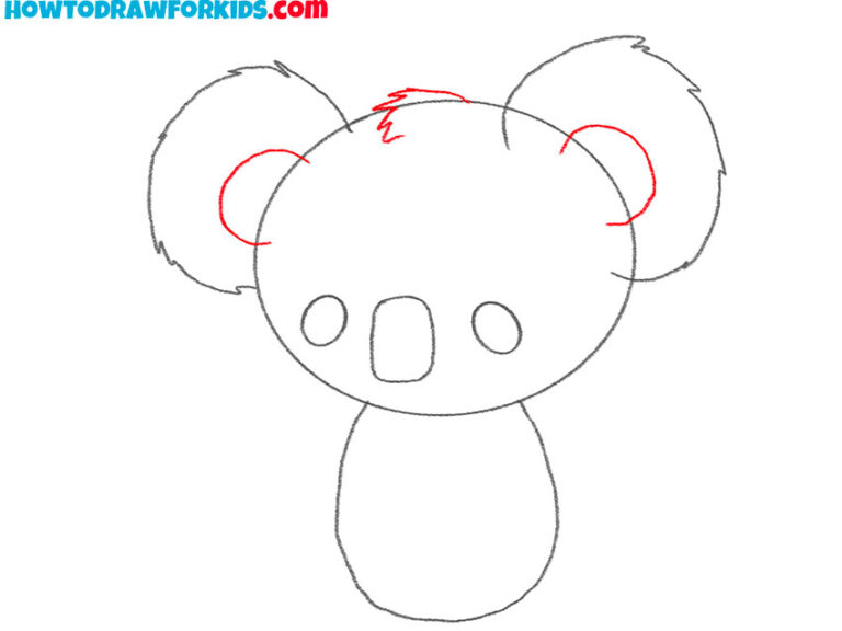 How to Draw a Koala Bear Easy Drawing Tutorial For Kids