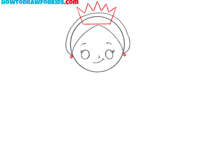 How to Draw a Queen - Easy Drawing Tutorial For Kids
