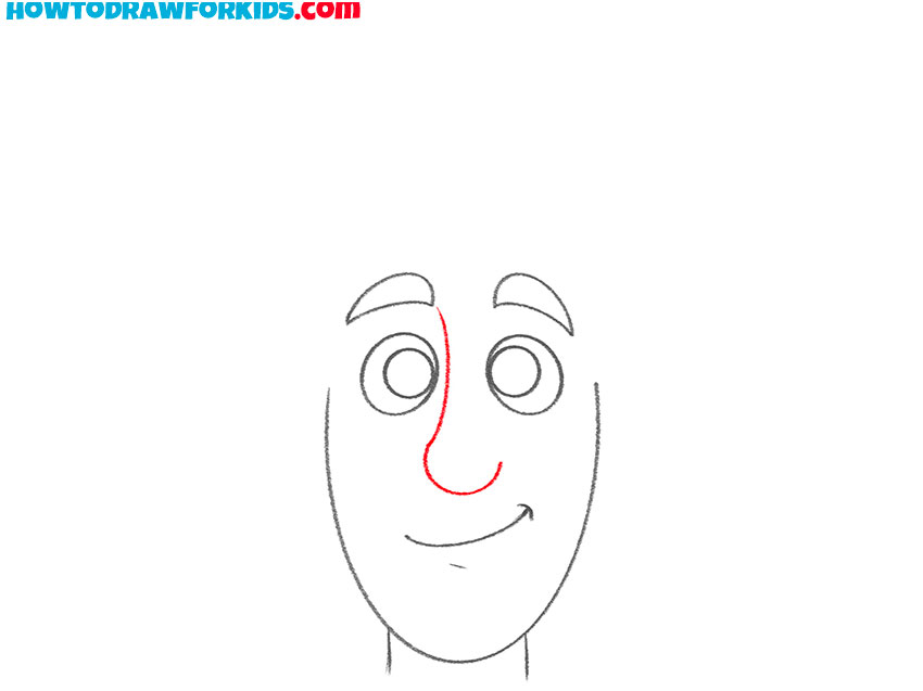how to draw a face of a person cartoon