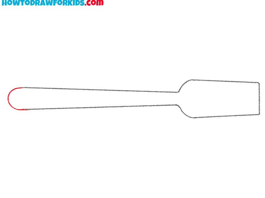 how to draw a fork for kids