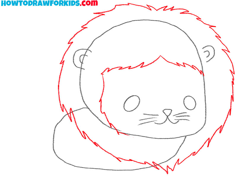 how to draw a lion art hub