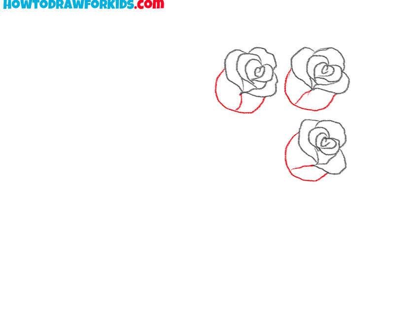 how to draw a simple flower bouquet
