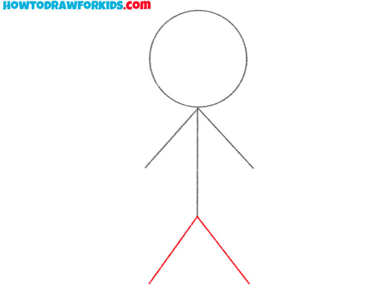 How to Draw a Stick Figure Easy Drawing Tutorial For Kids