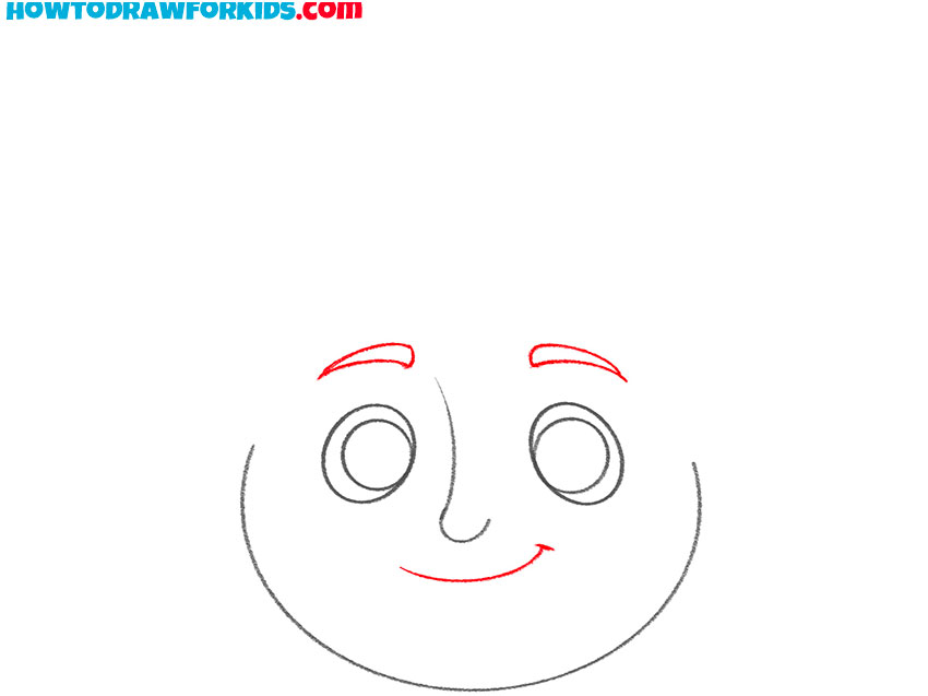 how to draw an easy cartoon face