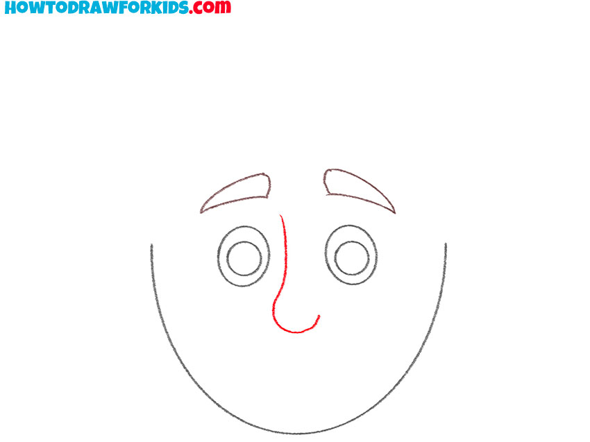 simple face drawing lesson
