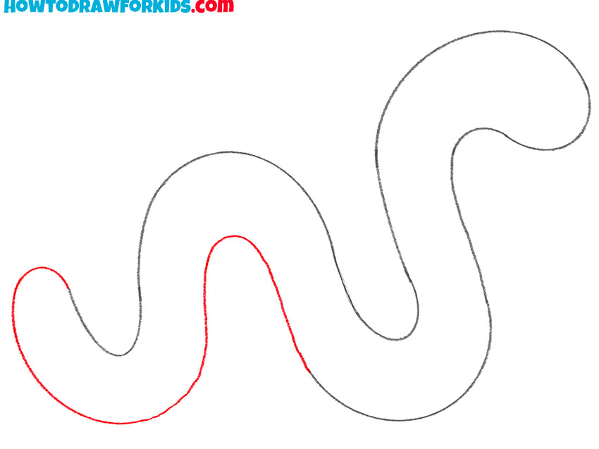 worm drawing tutorial