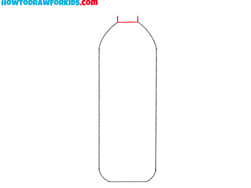 how to draw a bottle of water for kindergarten