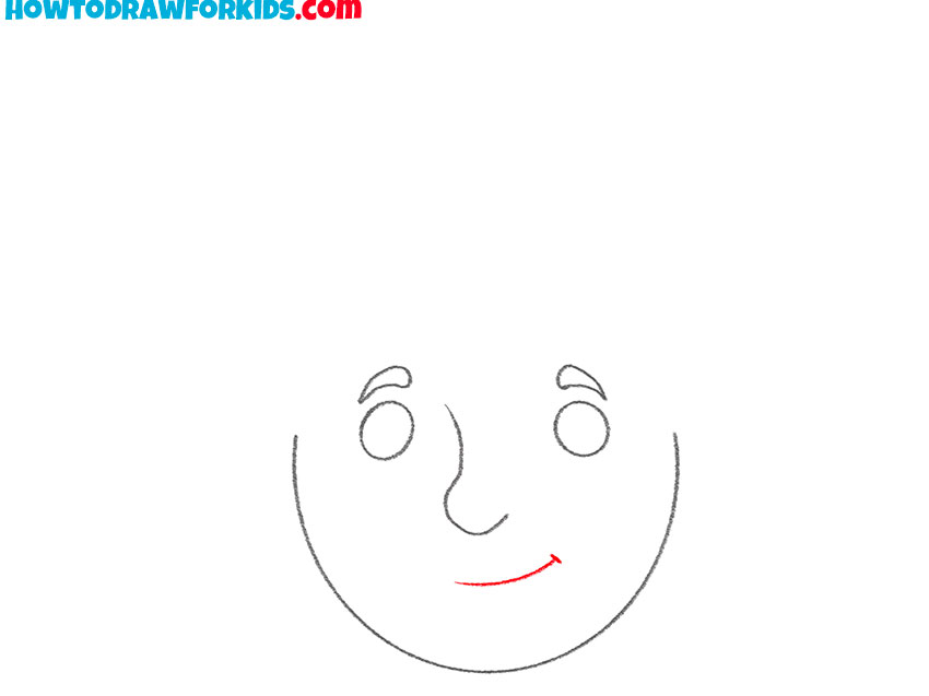 how to draw a cartoon human head