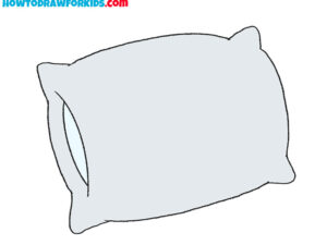 How to Draw a Pillow - Easy Drawing Tutorial For Kids