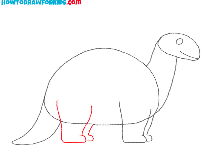 how to draw a cartoon stegosaurus