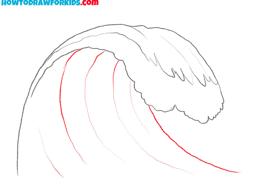 how to draw a cute wave