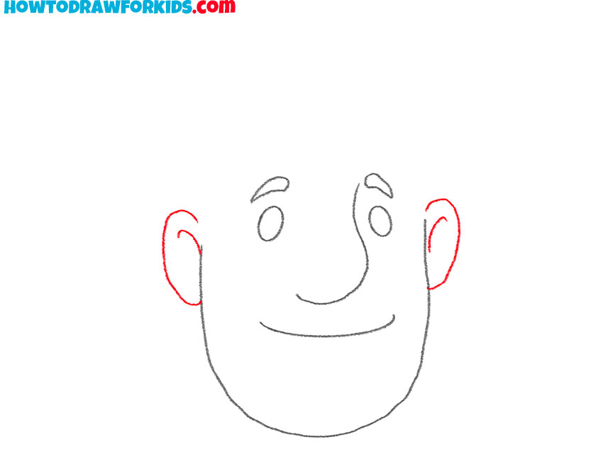 how to draw a face cartoon