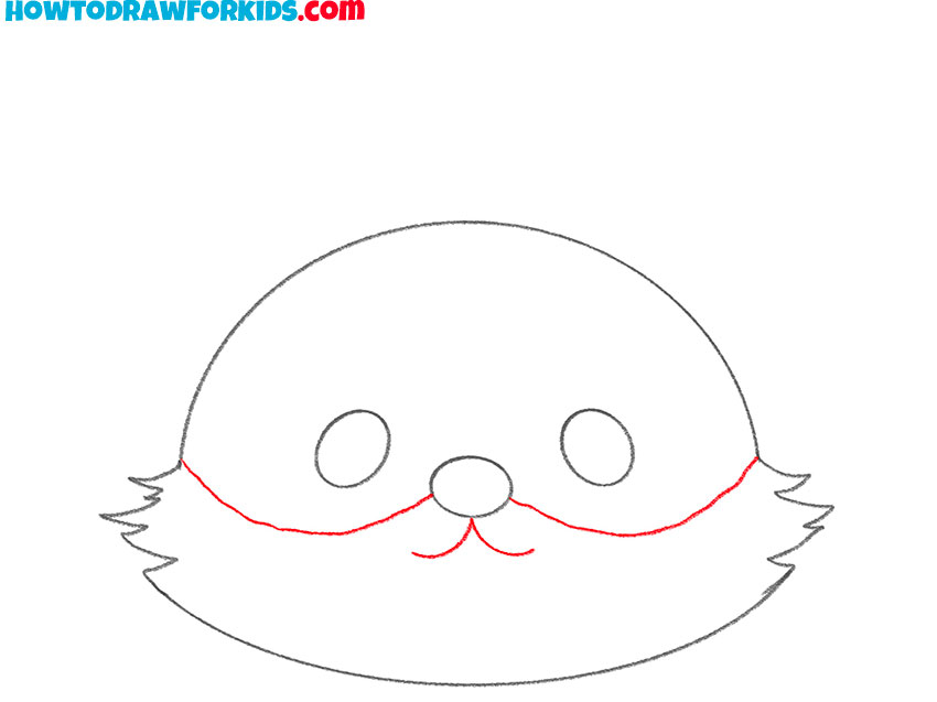 how to draw a fox face for kindergarten