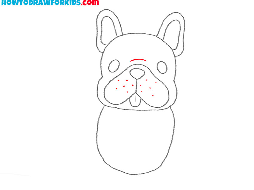 how to draw a french bulldog puppy
