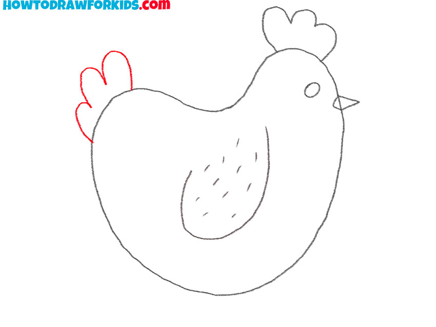 how to draw a hen art hub