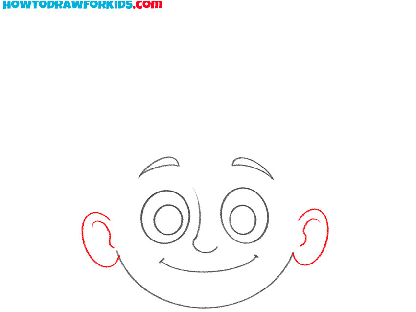 how to draw a simple face cartoon