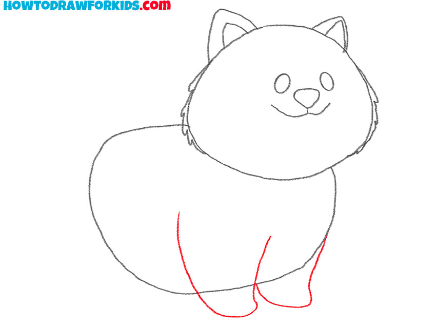 how to draw dog cute