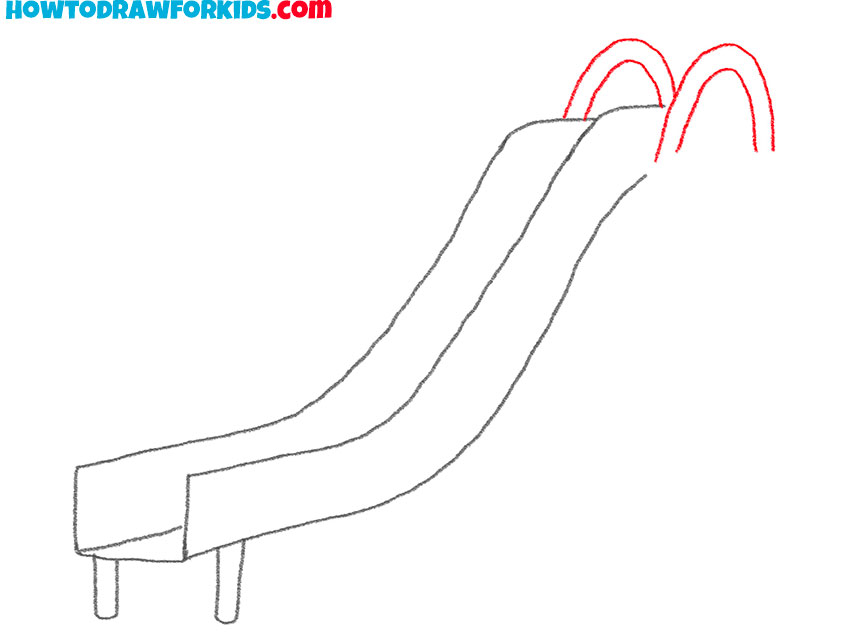 how to draw slides for kindergarten