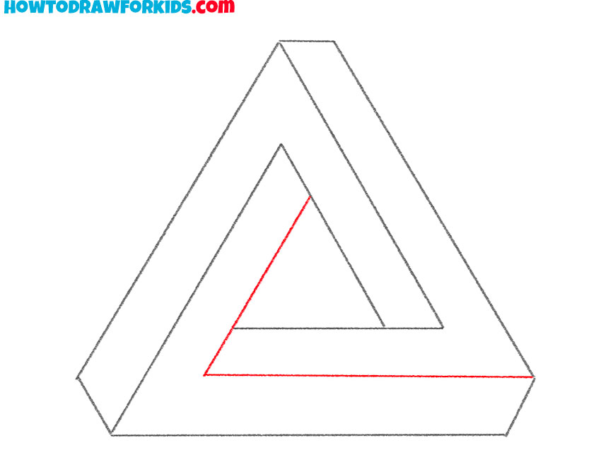 impossible triangle drawing tutorial