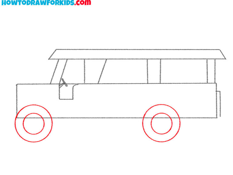 How to Draw a Jeepney Easy Drawing Tutorial For Kids