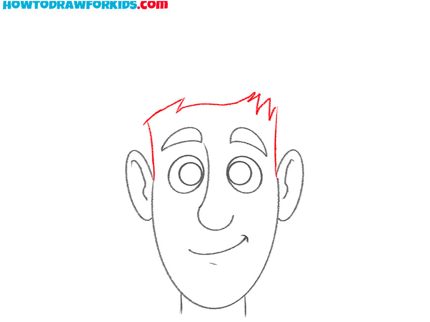 face of a person drawing tutorial
