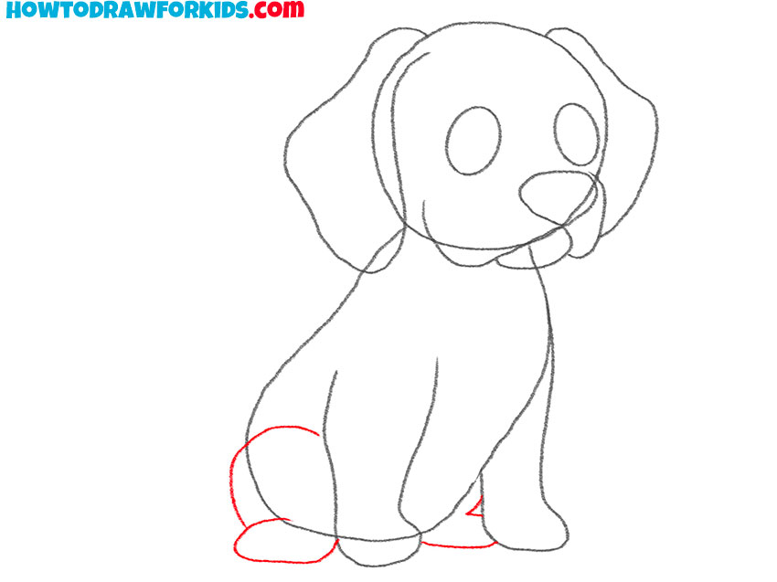 how to draw a cartoon dog art hub