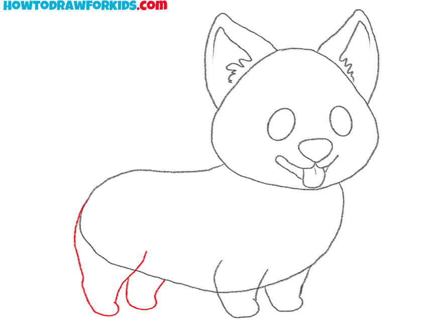 how to draw a cute easy dog