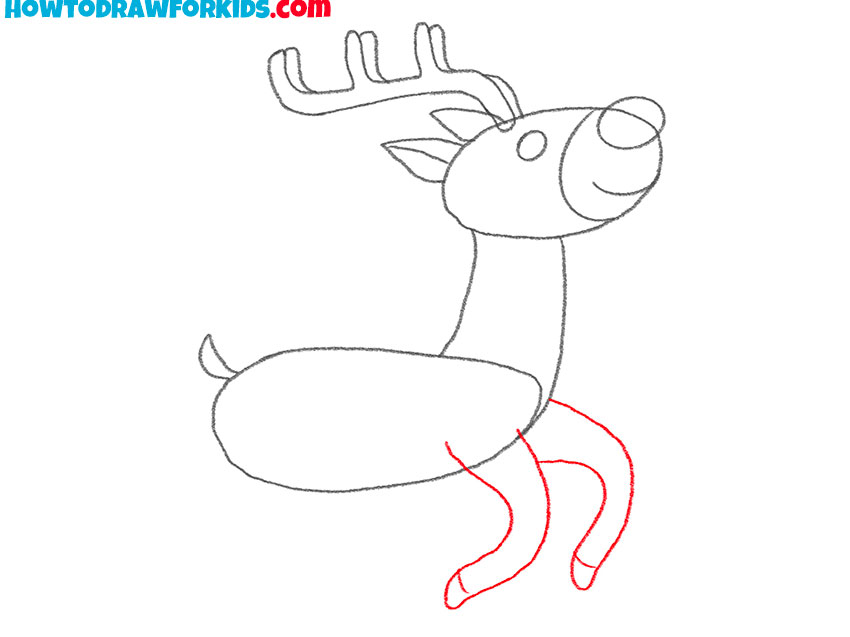 how to draw a cute reindeer art hub