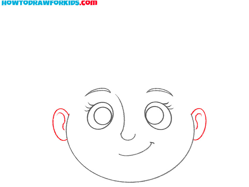 how to draw a face girl cartoon