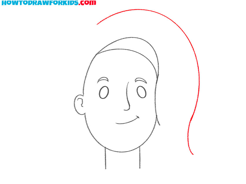how to draw a female face easily