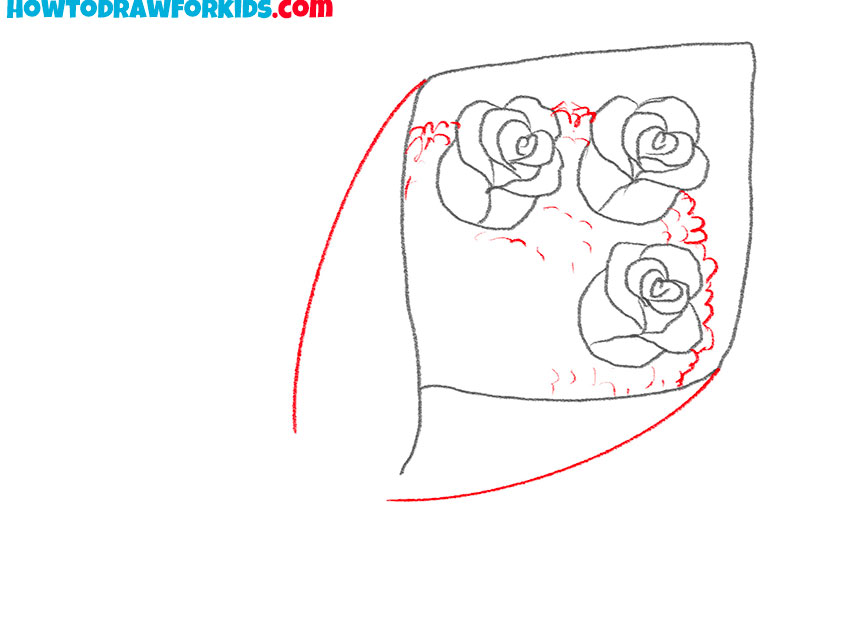 how to draw a flower bouquet art hub