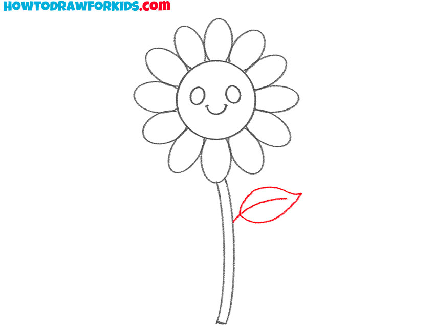 how to draw a pretty flower easy