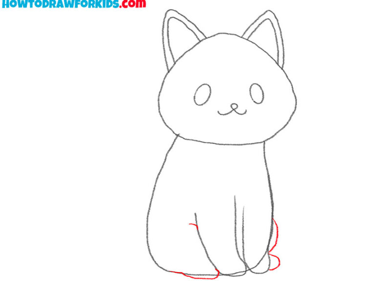 How to Draw a Black Cat - Easy Drawing Tutorial For Kids