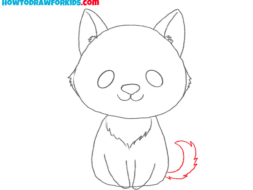 how to draw a wolf cartoon